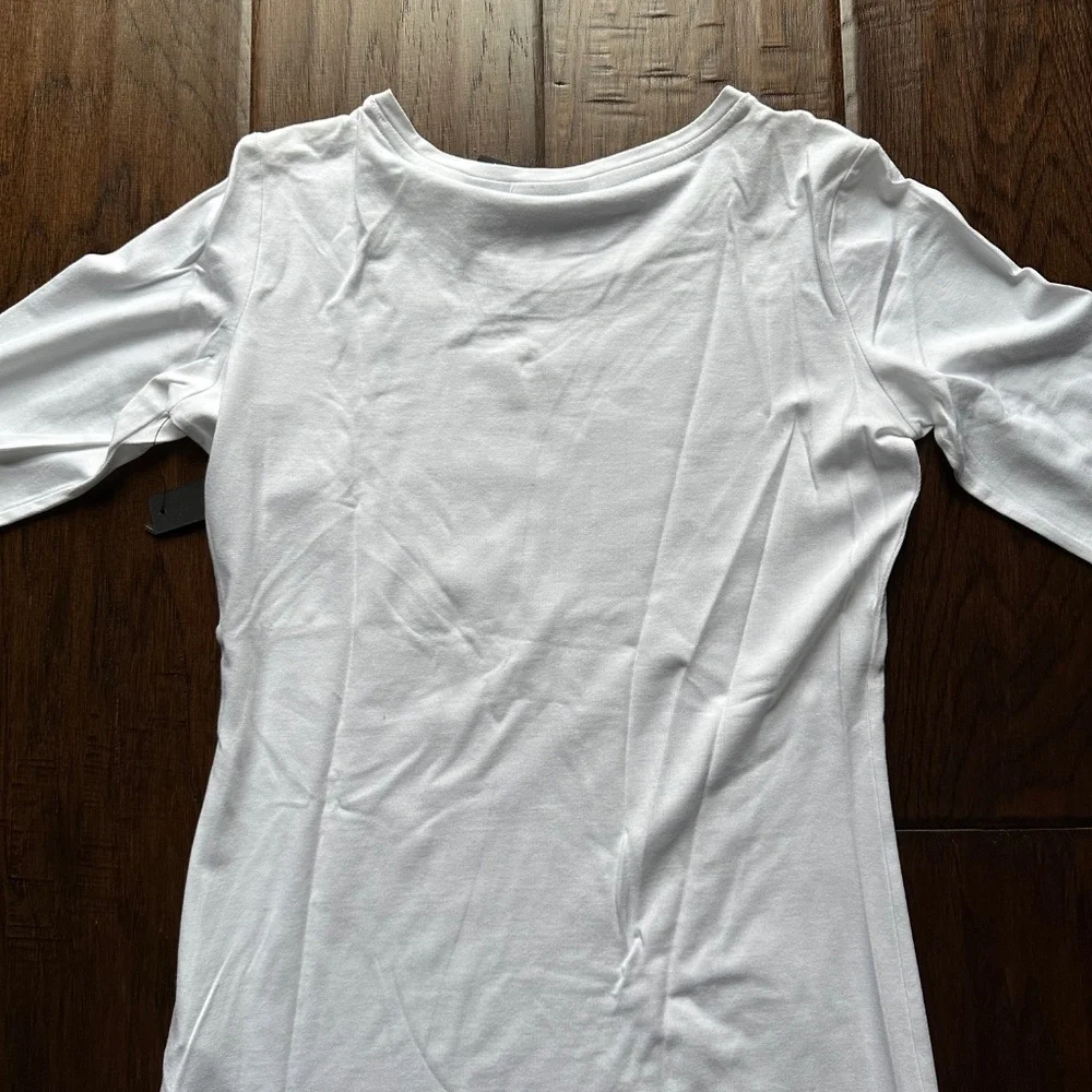 Tahari Women's Long Sleeve Shirt White Size XS NEW! - Picture 7 of 7